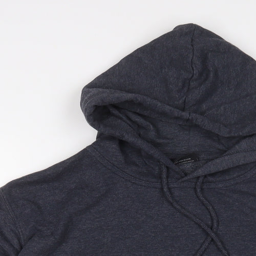 Bakaruda Mens Grey Cotton Pullover Hoodie Size M