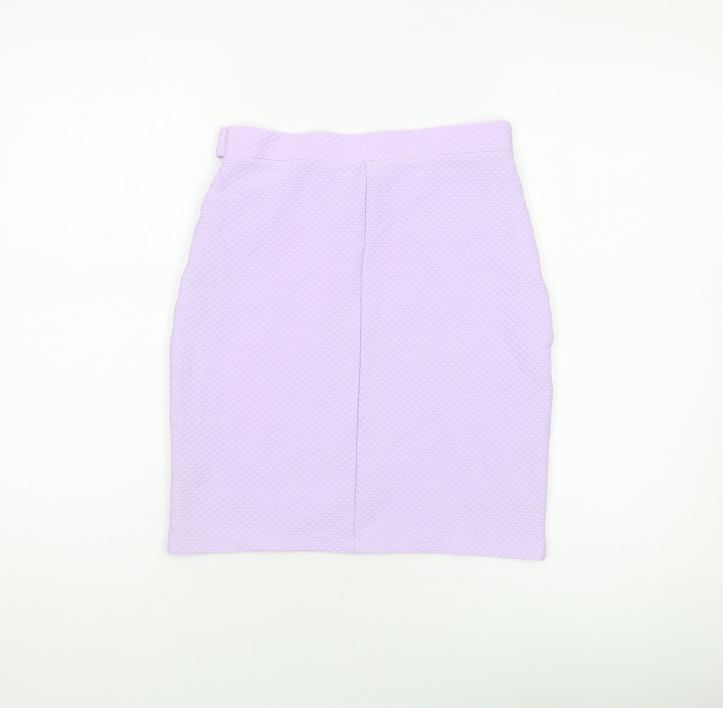 Miss Selfridge Womens Purple Polyester Mini Skirt Size 10