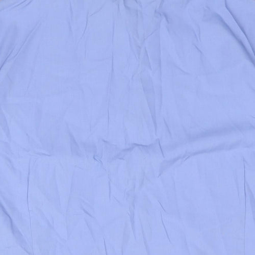 Premier Womens Blue Polyester Basic Button-Up Size 16 Collared