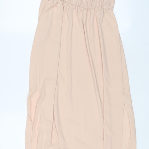H&M Womens Pink Polyester A-Line Size 12 Scoop Neck Pullover