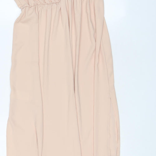 H&M Womens Pink Polyester A-Line Size 12 Scoop Neck Pullover