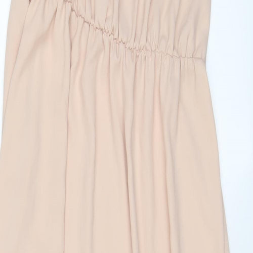 H&M Womens Pink Polyester A-Line Size 12 Scoop Neck Pullover
