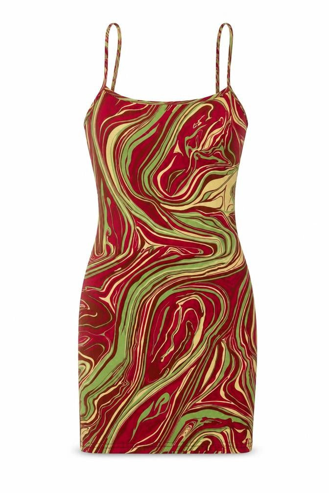 Missguided Womens Multicoloured Geometric Polyester Bodycon Size 8 Halter Pullover