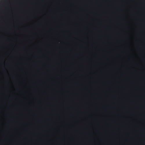 H&M Womens Blue Jacket Blazer Size 12 Button