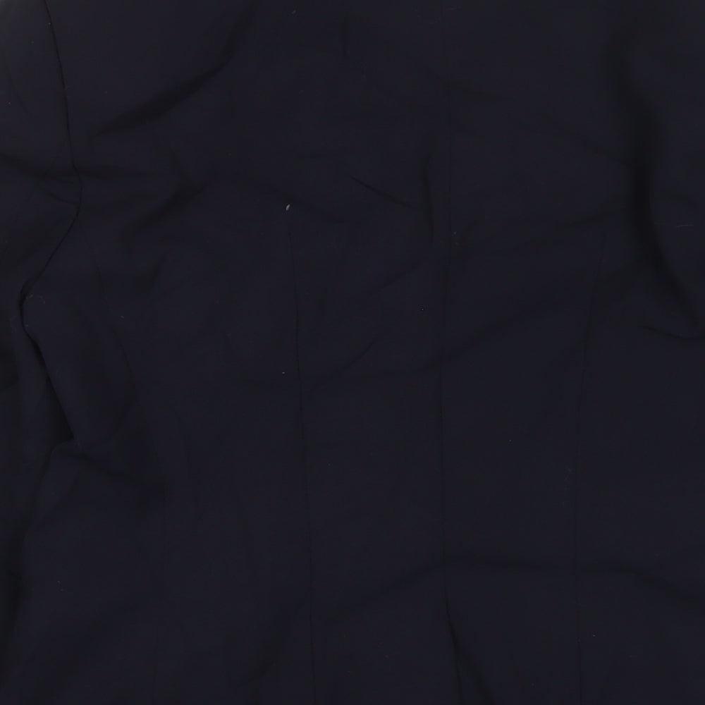 H&M Womens Blue Jacket Blazer Size 12 Button
