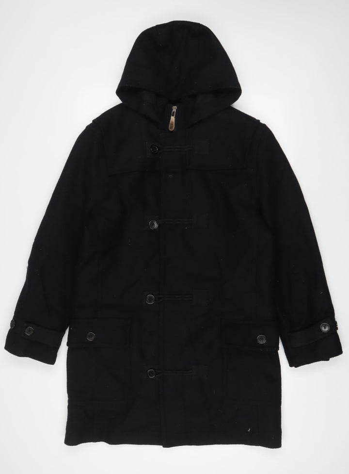 Debenhams Mens Blue Jacket Coat Size M Zip - Pockets