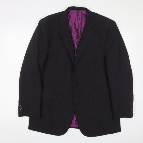 Skopes Mens Grey Wool Jacket Suit Jacket Size 44 Regular
