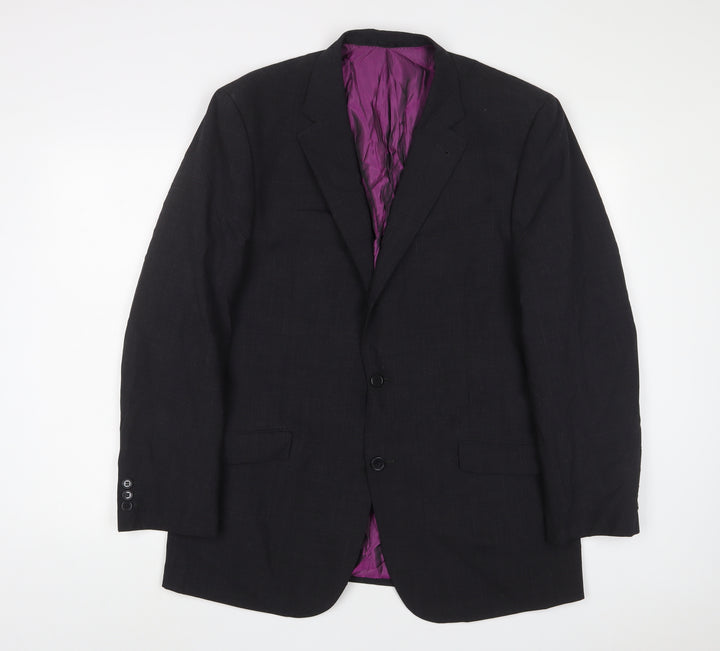 Skopes Mens Grey Wool Jacket Suit Jacket Size 44 Regular
