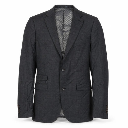 Front view of Next men’s grey wool jacket suit jacket, size 38, regular