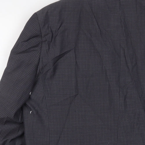 Benetti Mens Grey Wool Jacket Suit Jacket Size 40 Regular