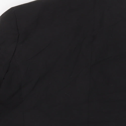 Brook Taverner Womens Black Jacket Blazer Size 14 Button