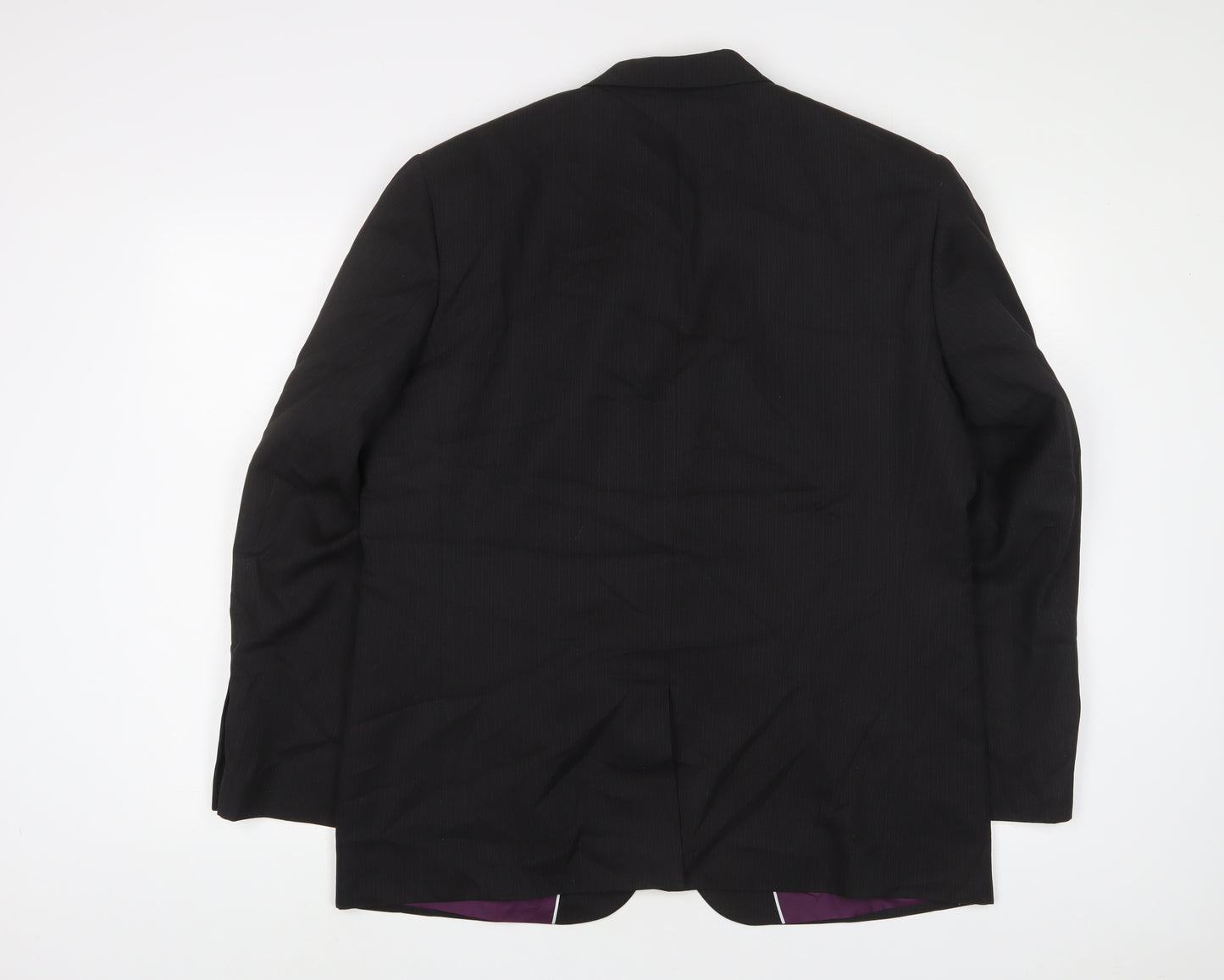 Taylor & Wright Mens Black Polyester Jacket Suit Jacket Size 44 Regular