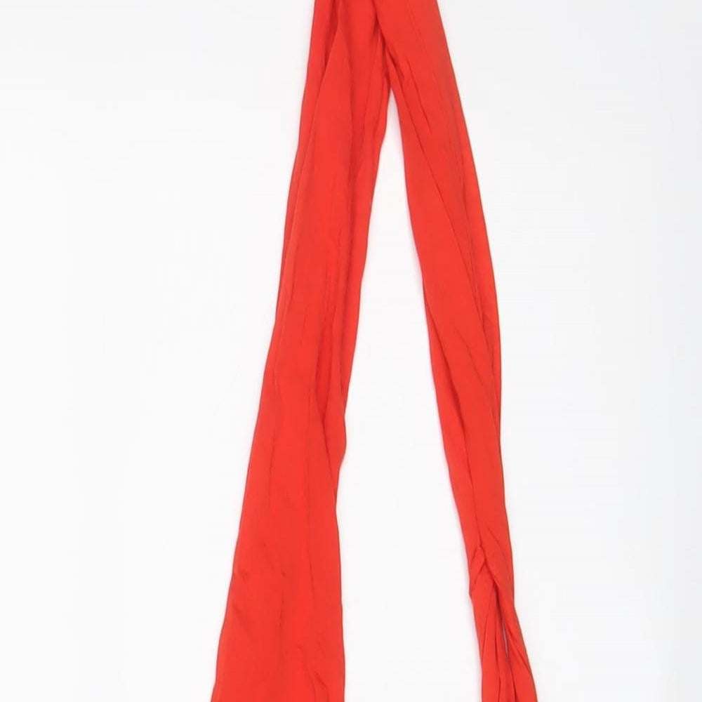 Boohoo Womens Red Polyester Bodysuit One-Piece Size 14 Pullover