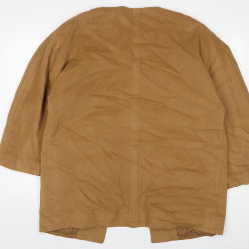 Luis Cassidy Womens Beige Jacket Size 12 Button