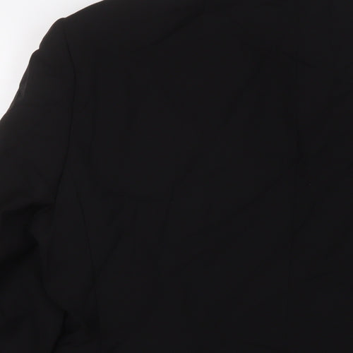 Kenneth Cole Mens Black Wool Jacket Suit Jacket Size 42 Regular