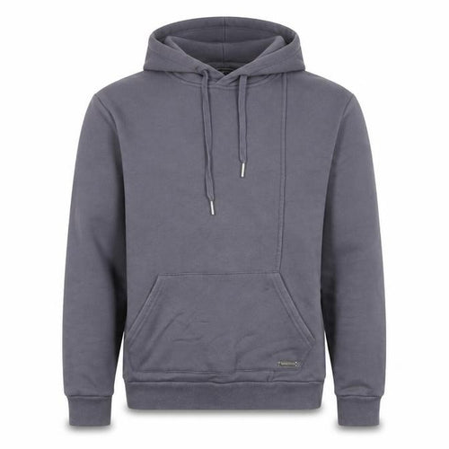Manière De Voir Mens Grey Cotton Pullover Hoodie Size S