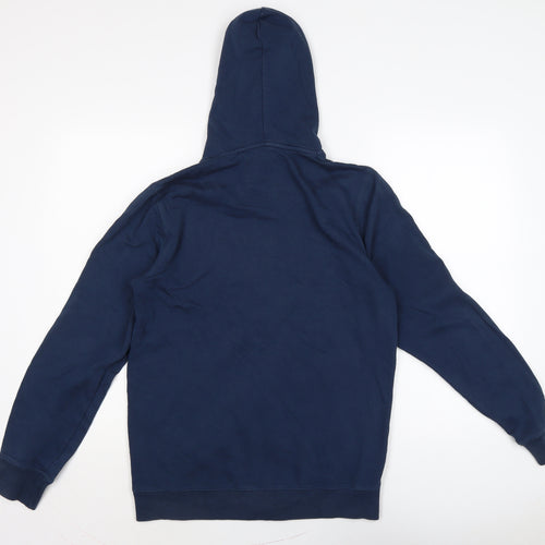 NEXT Mens Blue Cotton Full Zip Hoodie Size M