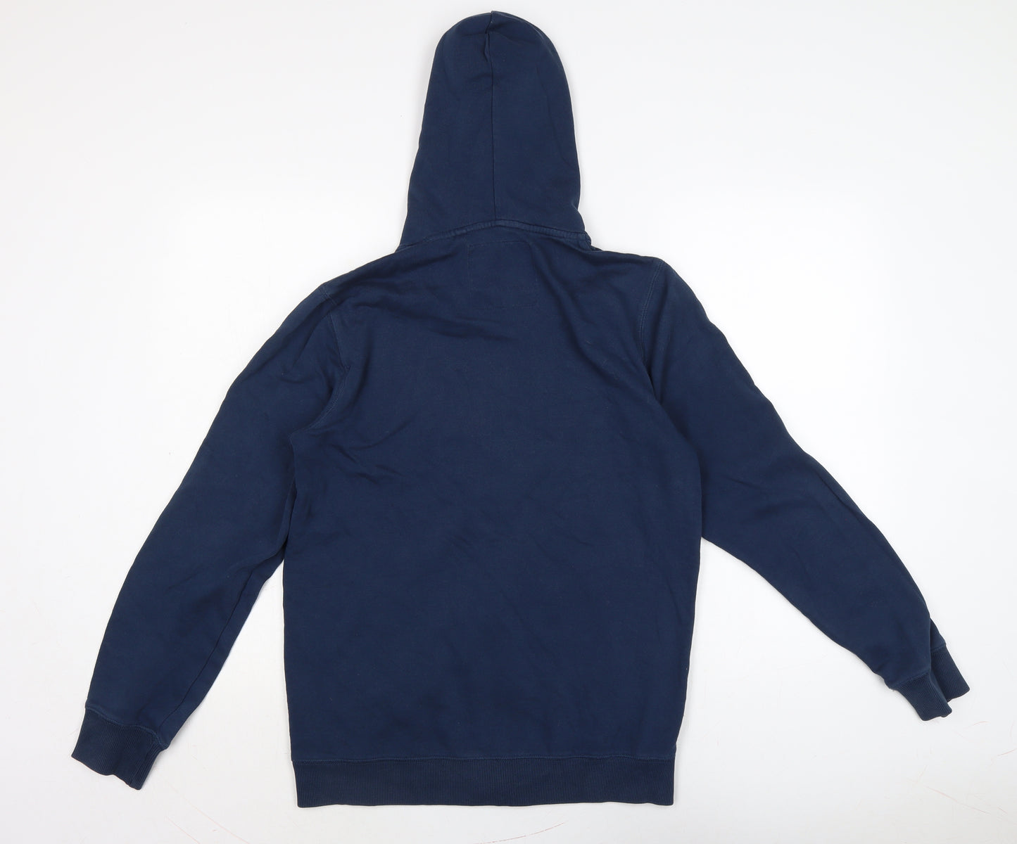 NEXT Mens Blue Cotton Full Zip Hoodie Size M