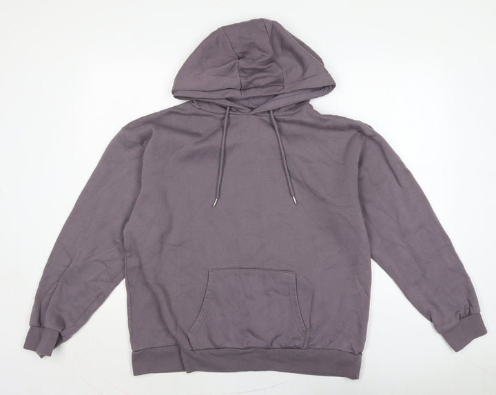 Jeff & Co Womens Multicoloured Cotton Pullover Hoodie Size 12 Drawstring
