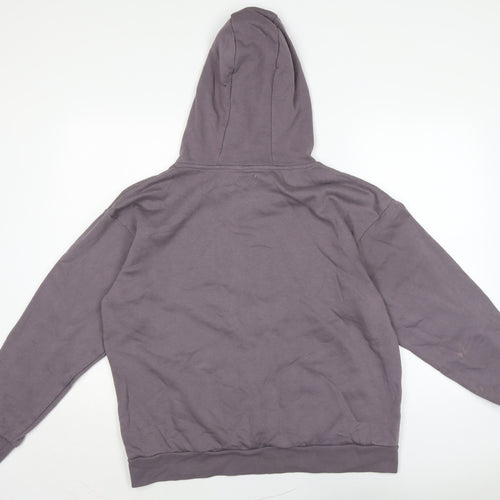 Jeff & Co Womens Multicoloured Cotton Pullover Hoodie Size 12 Drawstring