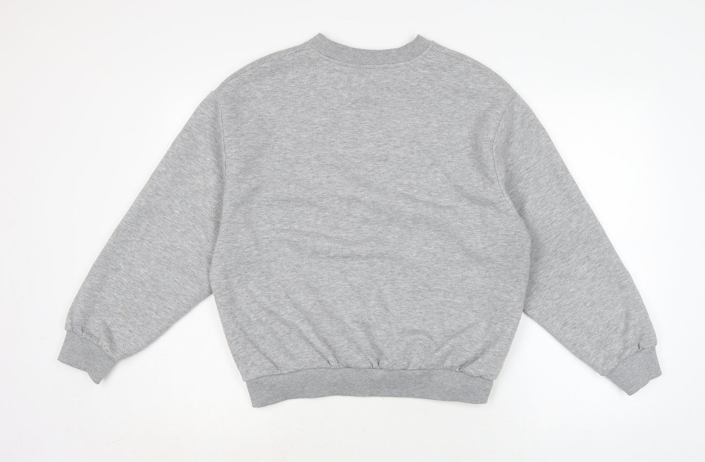 pacific republic Womens Grey Cotton Pullover Sweatshirt Size S