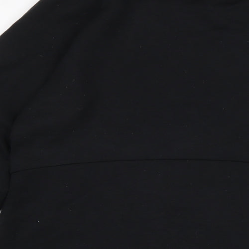 Calvin Klein Womens Black Polyester Pullover T-Shirt Size M Crew Neck