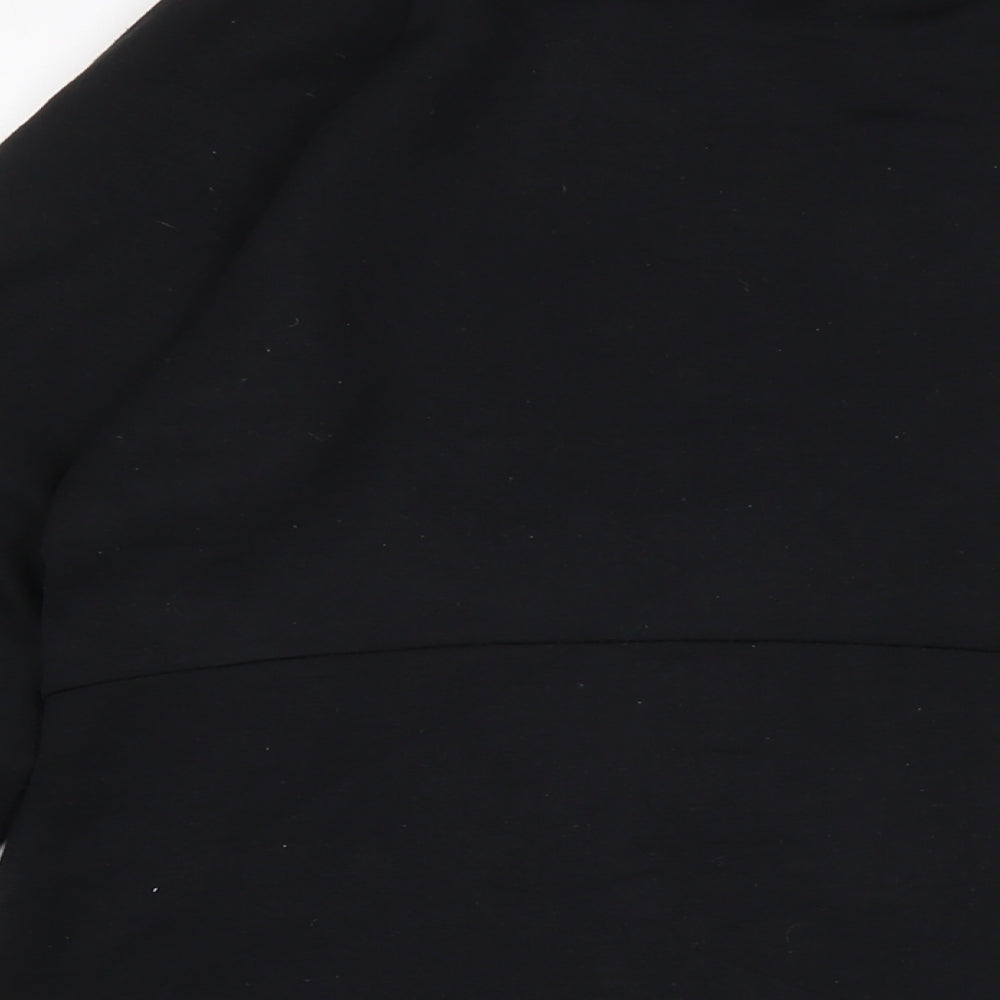 Calvin Klein Womens Black Polyester Pullover T-Shirt Size M Crew Neck