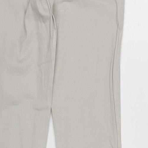 picee Womens Beige Cotton Blend Tapered Jeans Size 14 L31.5 in Regular