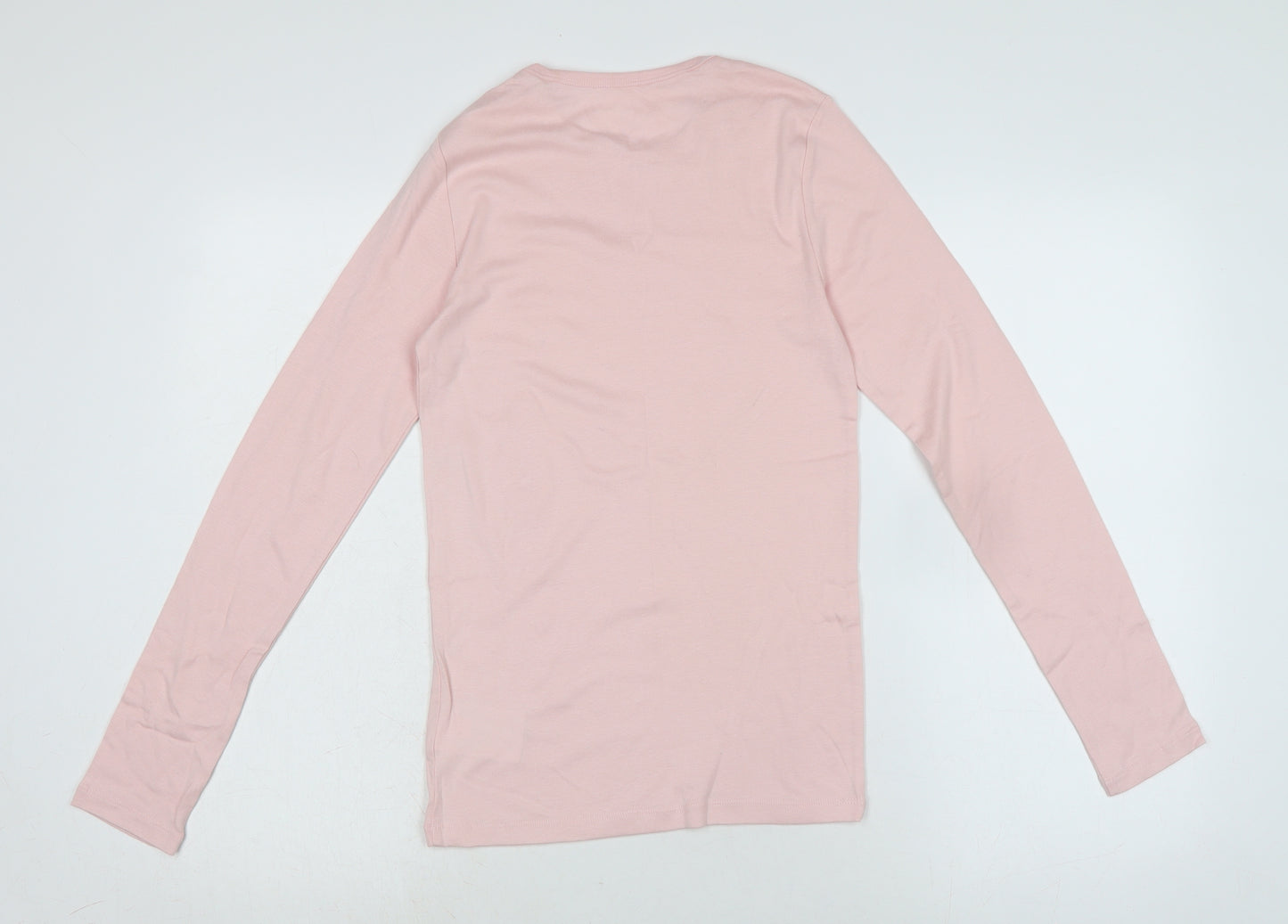 Gap Womens Pink Cotton Basic T-Shirt Size M Crew Neck