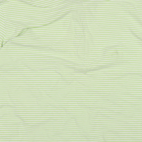 Gray & Osborne Womens Green Cotton Basic T-Shirt Size 18 Collared - Check measurements
