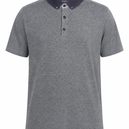 Marks and Spencer Mens Blue Cotton T-Shirt Size M Collared