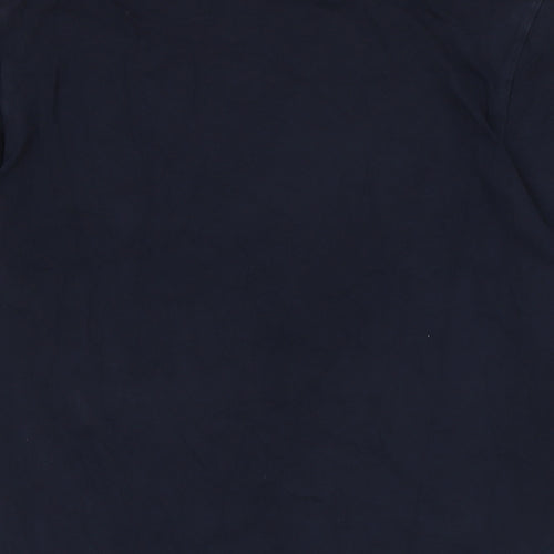 NEXT Mens Blue Cotton T-Shirt Size M Crew Neck