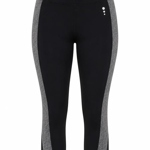 TU Womens Black Cotton Cropped Leggings Size 8 L21 in