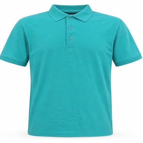 sportex Mens Green Cotton T-Shirt Size L Collared