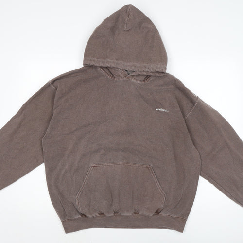 iets frans Womens Brown Cotton Pullover Hoodie Size S