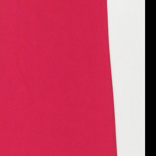 I SAW IT FIRST Womens Pink Polyester Bodycon Size 6 Round Neck Pullover