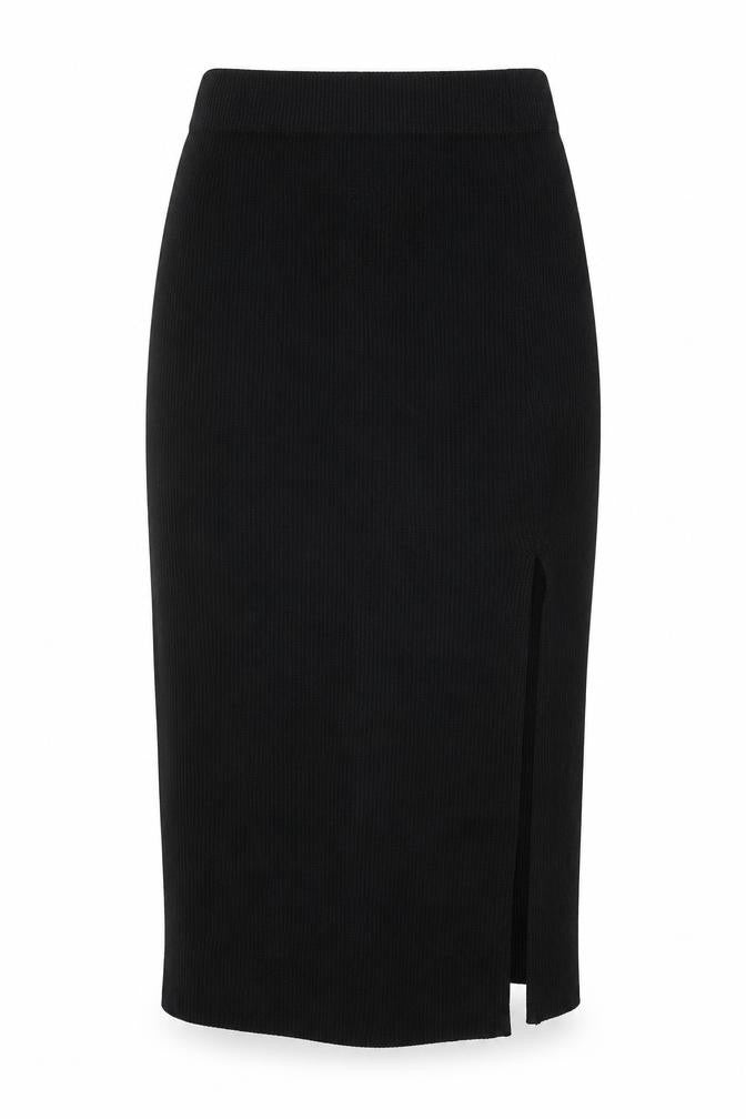 Stradivarius Womens Black Cotton Bandage Skirt Size XS