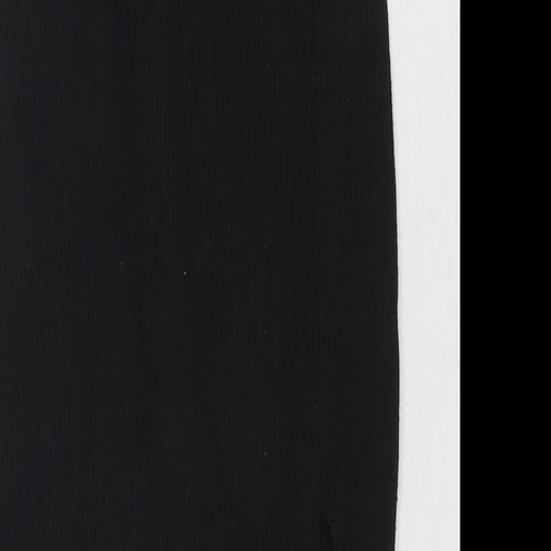 Stradivarius Womens Black Cotton Bandage Skirt Size XS