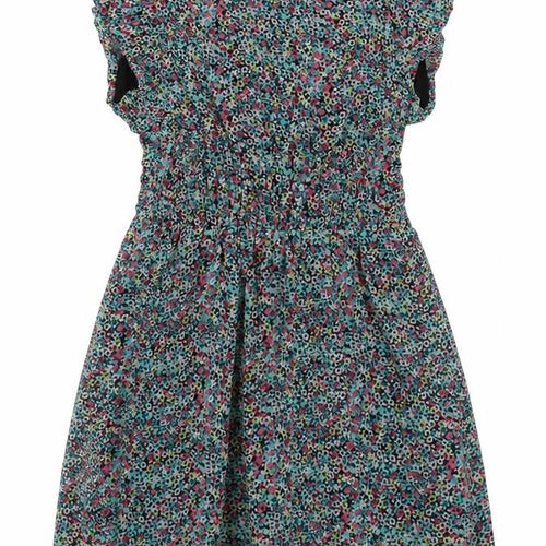 New Look Girls Multicoloured Floral Polyester Fit & Flare Size 13 Years Round Neck Pullover
