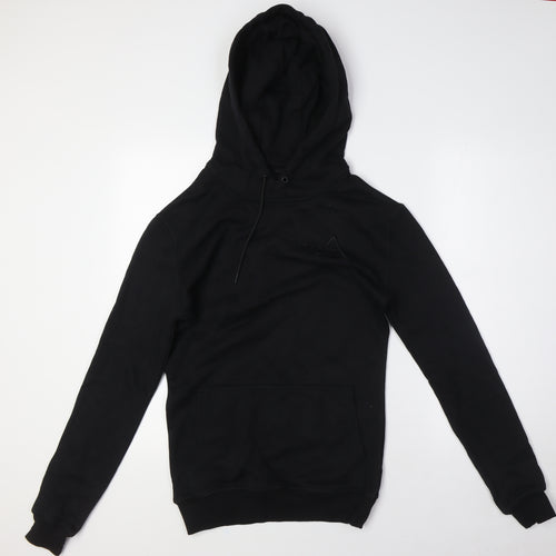 Sculptmode Mens Black Cotton Pullover Hoodie Size XS