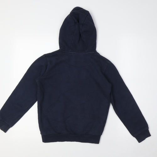 Farah Boys Blue Cotton Pullover Hoodie Size 10-11 Years