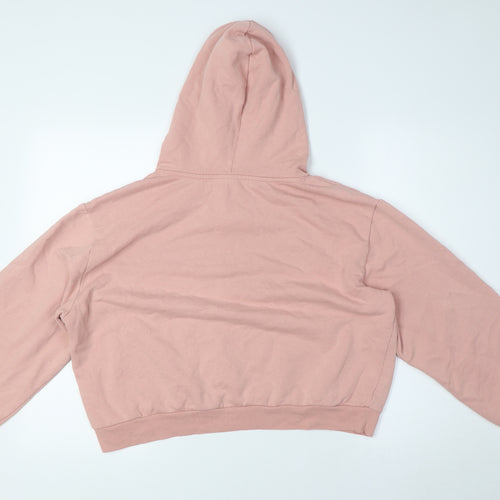 Divided Womens Pink Cotton Pullover Hoodie Size M - NYC