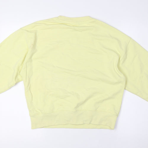 Zara Girls Yellow Cotton Pullover Sweatshirt Size 13-14 Years - California
