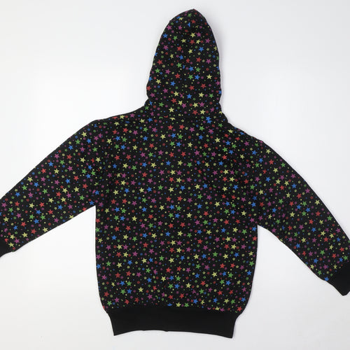 Bubble Girls Multicoloured Cotton Full Zip Hoodie Size 8 Years Zip - Stars