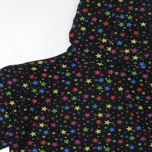 Bubble Girls Multicoloured Cotton Full Zip Hoodie Size 8 Years Zip - Stars