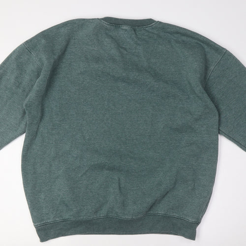 Missguided Womens Green Polyester Pullover Sweatshirt Size 10