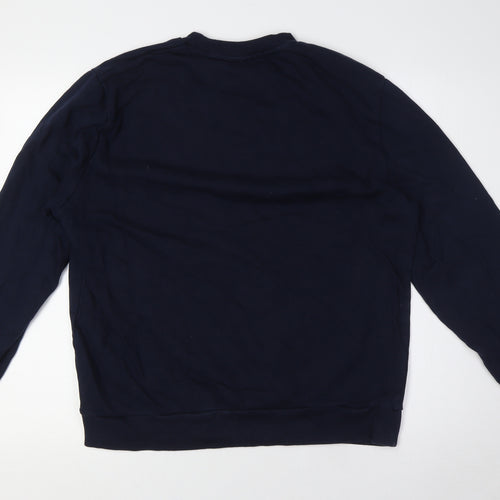 ASOS Mens Blue Cotton Pullover Sweatshirt Size L
