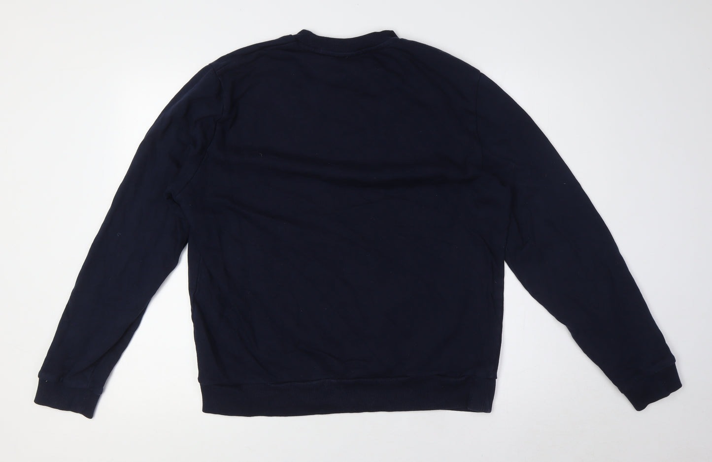 ASOS Mens Blue Cotton Pullover Sweatshirt Size L