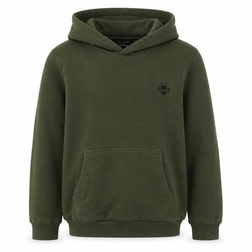 NEXT Boys Green Cotton Henley Hoodie Size 9 Years