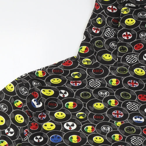 Bubble Boys Multicoloured Cotton Full Zip Hoodie Size 8 Years Zip - Emojis